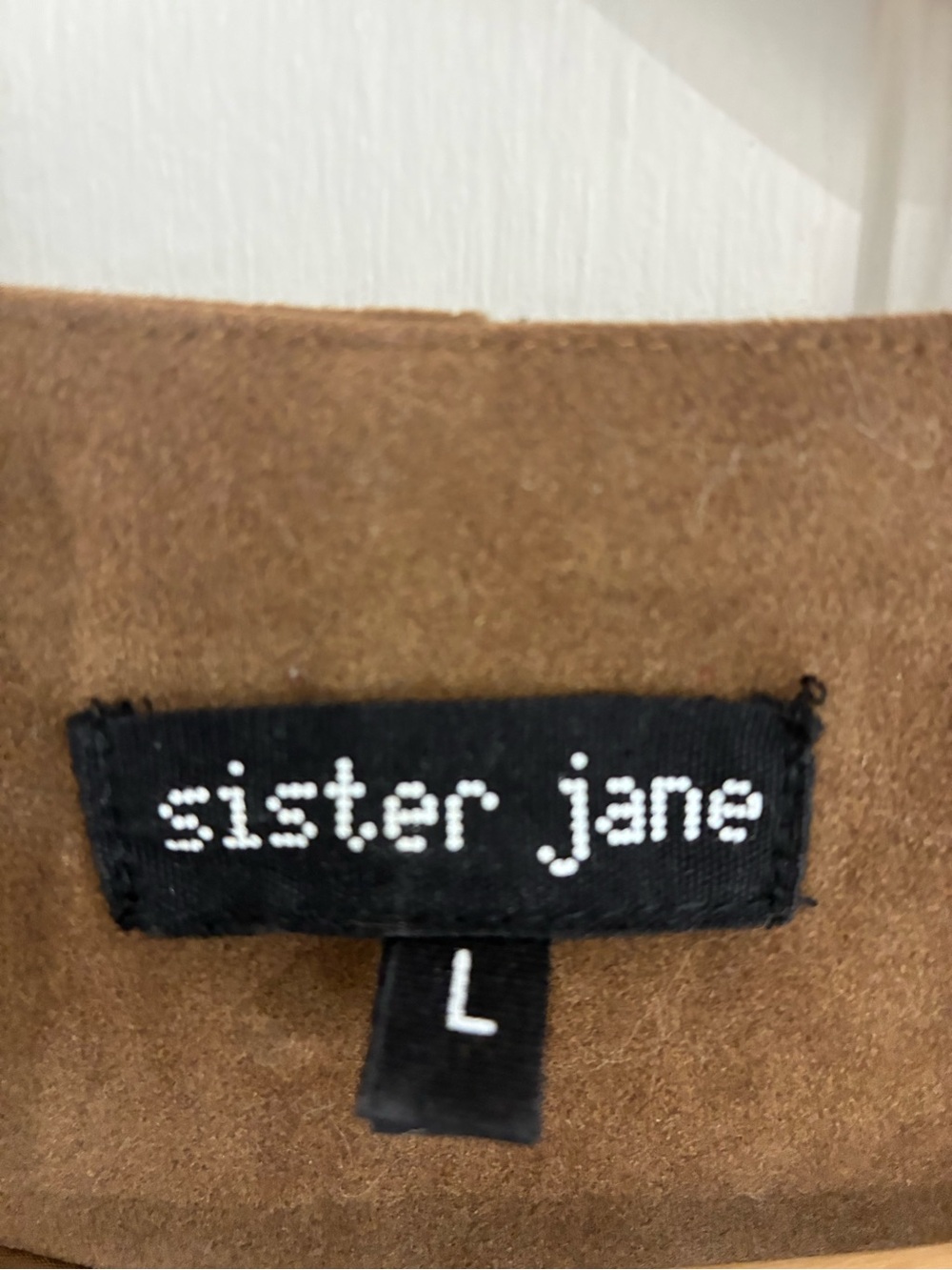 Sister Jane (Anthropologie) Budding Jewel Embellished Faux Suede Mini Dress - Picture 4 of 5